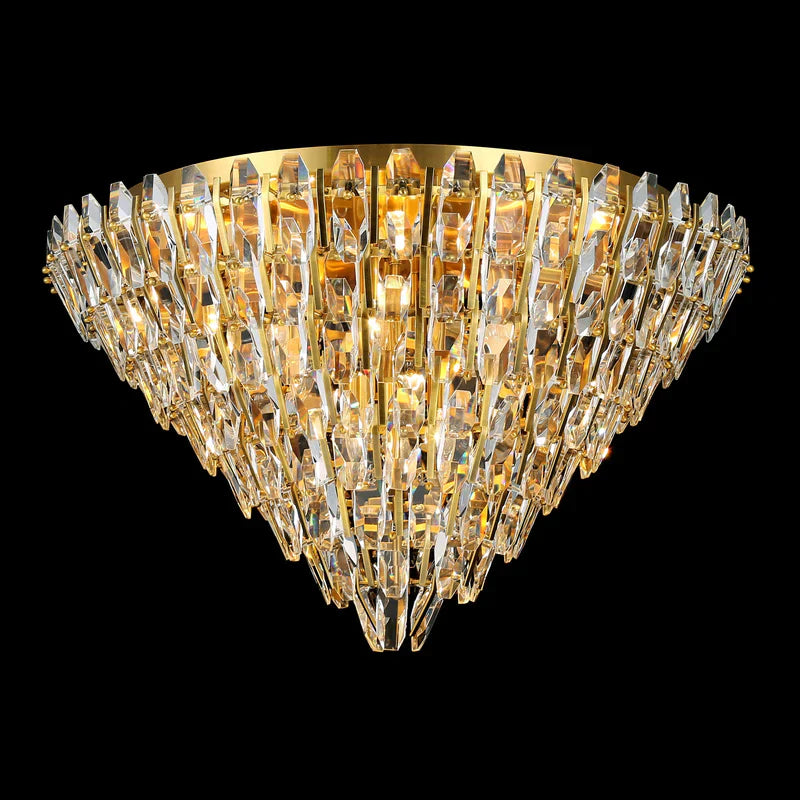 Sol Odeon Flushmount Crystal Chandelier - detail 5