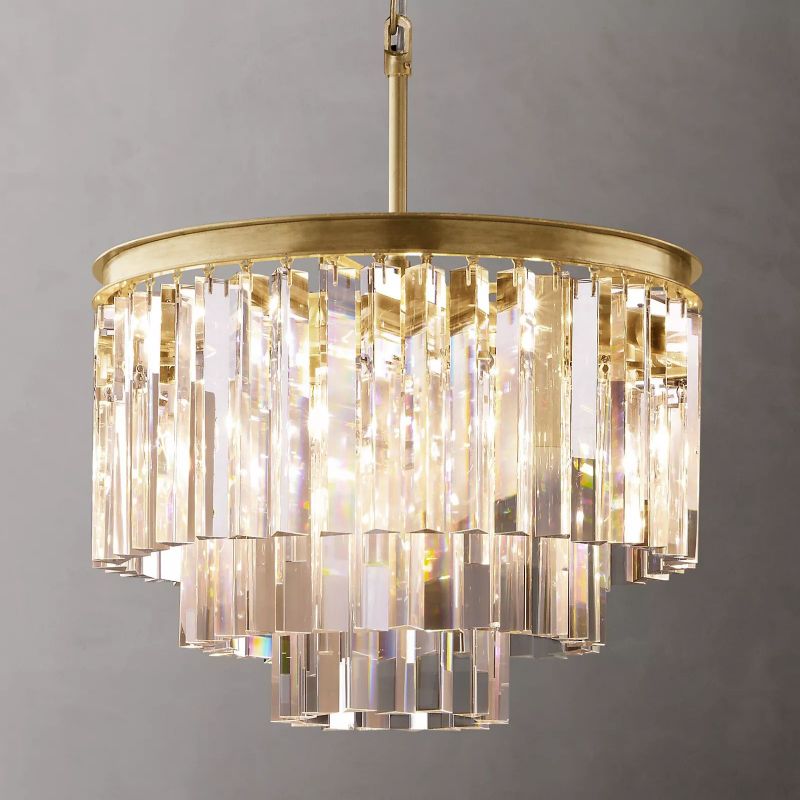 1920S Odeon Round Chandelier 20 inch main view