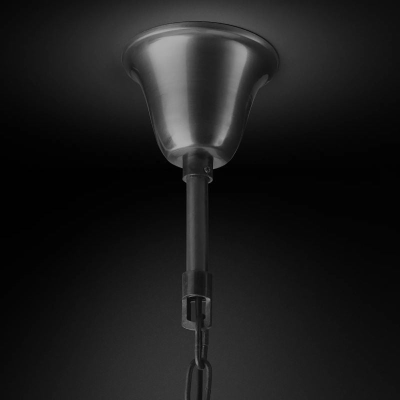 1920S Odeon Round Chandelier 32 inch detail view