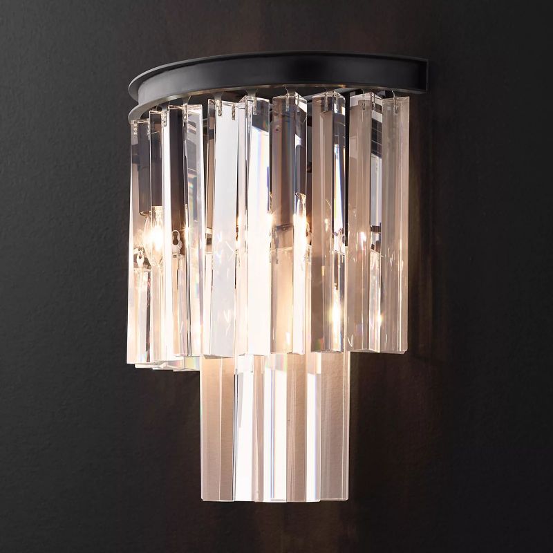 1920S Odeon Wall Sconce front view