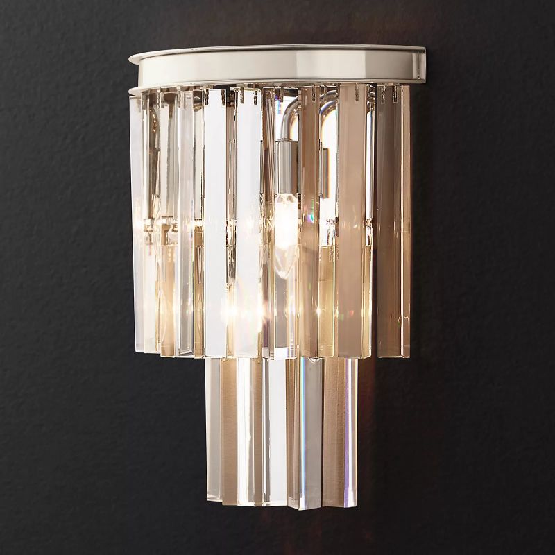 1920S Odeon Wall Sconce angled view