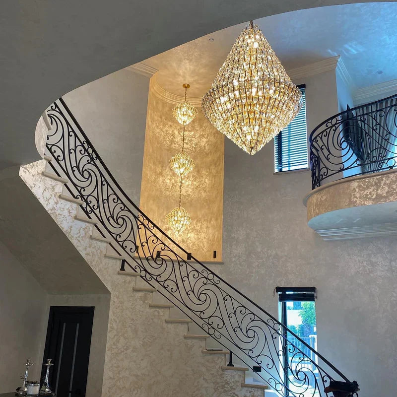 Sol Odeon Empire Crystal Foyer Chandelier - detail 2