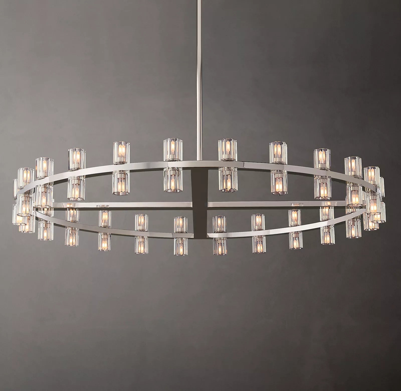 Akio Wine-Glass Round Chandelier 48 inch detail view