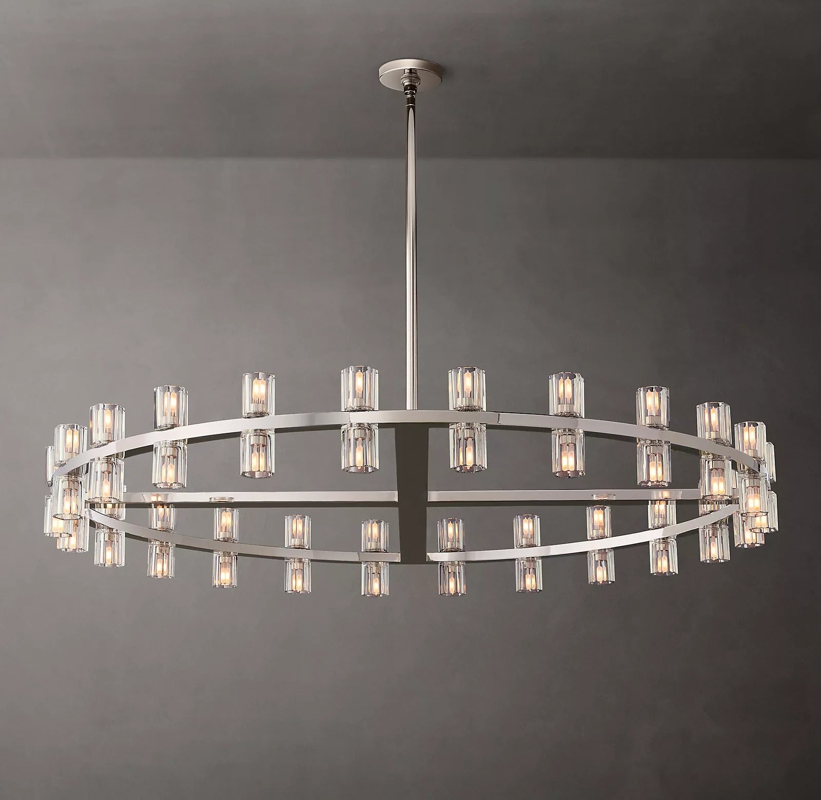 Akio Wine-Glass Round Chandelier 48 inch detail view