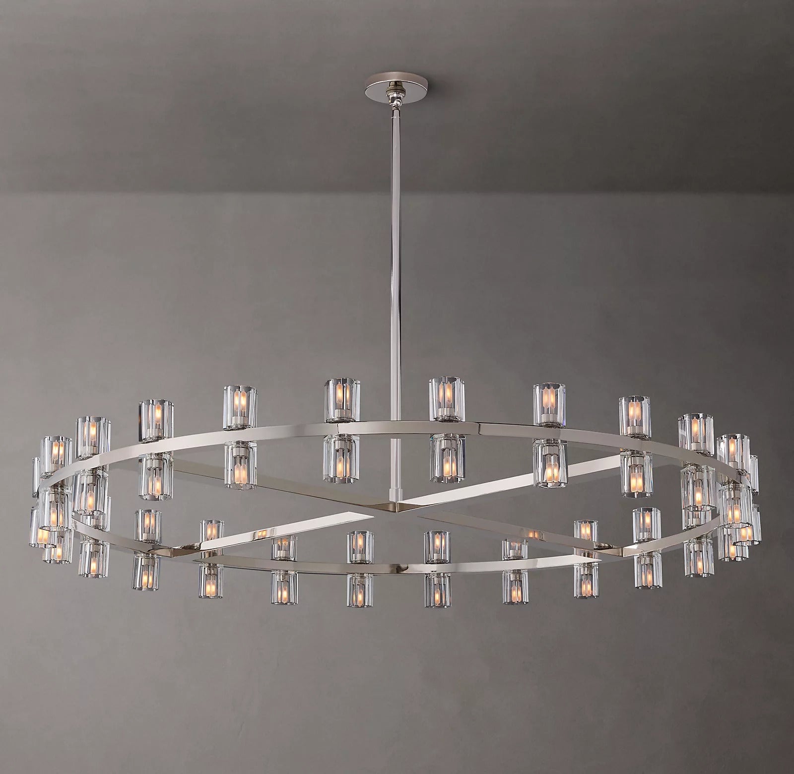 Akio Wine-Glass Round Chandelier 48 inch detail view
