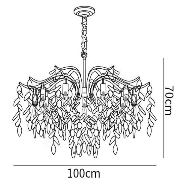 Dorale Modern Crystal Chandelier - detail 14