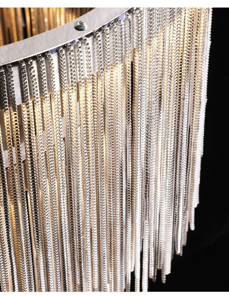 Alisa Luxury Hardware Aluminum Chain Tassel Floor Lamp - product detail 6