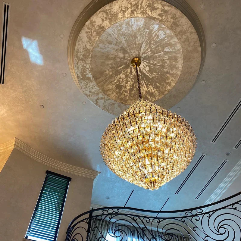 Sol Odeon Empire Crystal Foyer Chandelier - detail 3