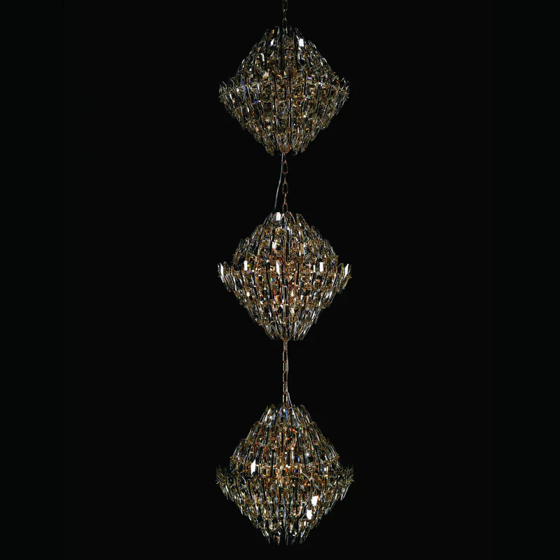 Sol Odeon 3-layer Crystal Foyer Chandelier - detail 3