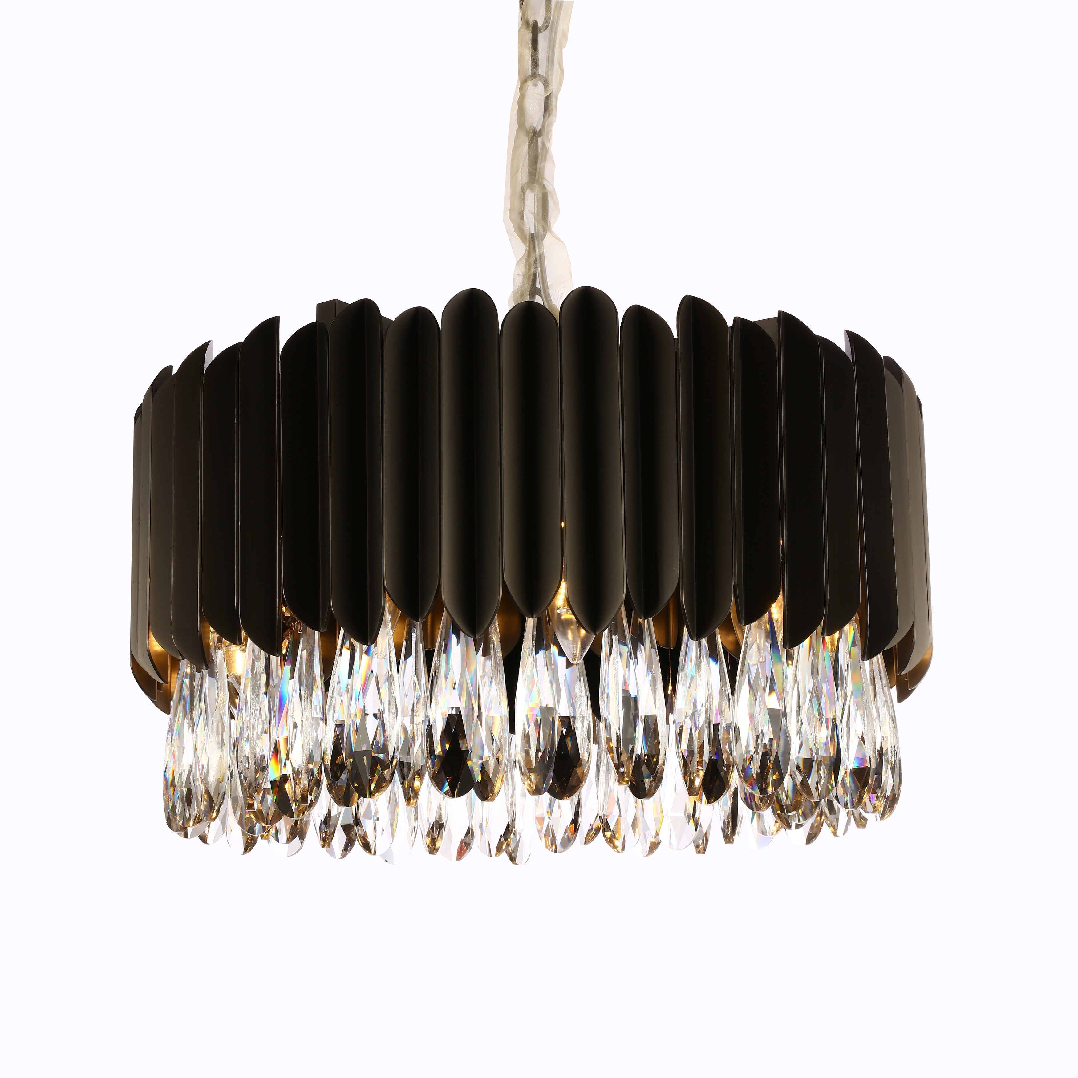 Alicante Tiered Round Crystal Chandelier - detail 7