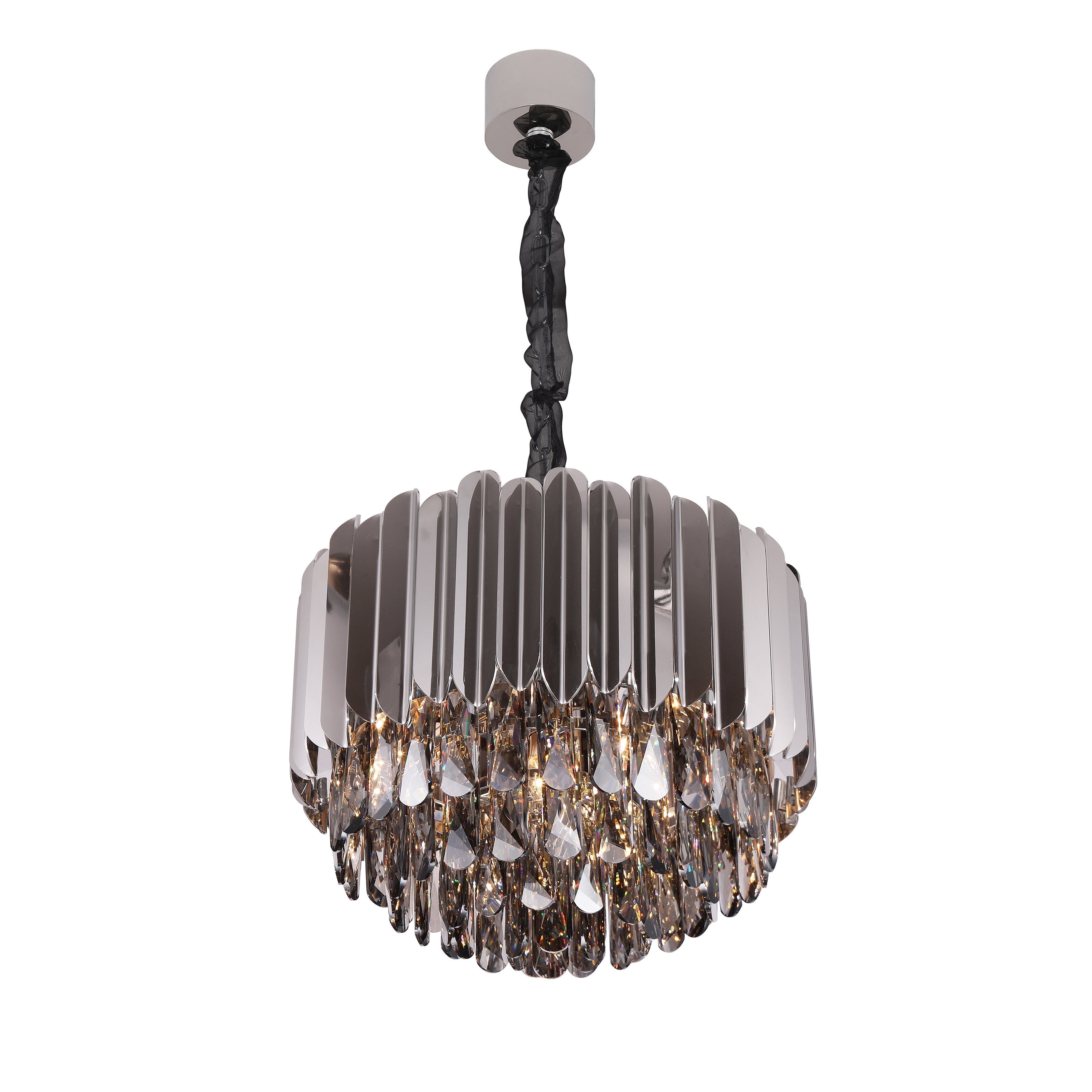 Alicante Tiered Round Crystal Chandelier - detail 4