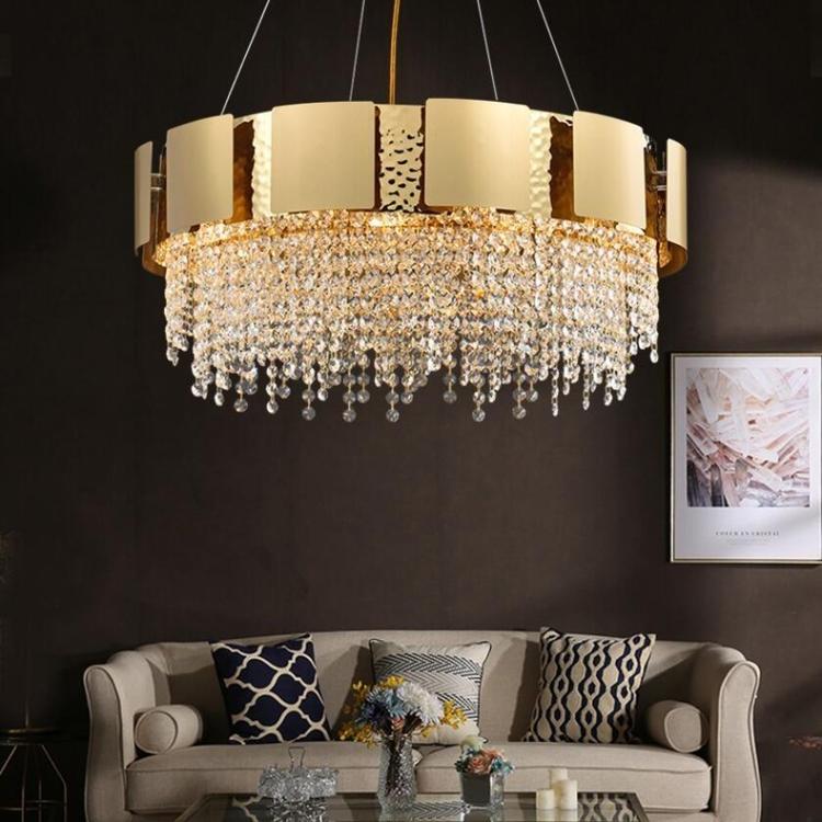 Alaire Crystal Chandelier front view
