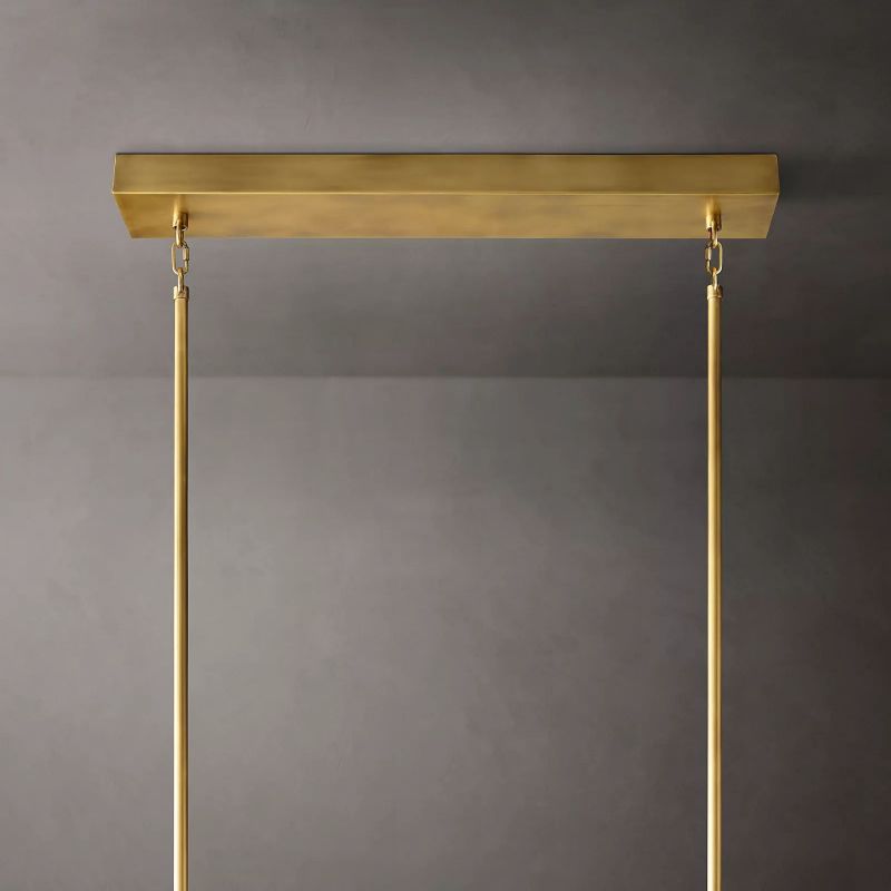 Aka Wine-glass Rectangular Chandelier 54" - detail 15