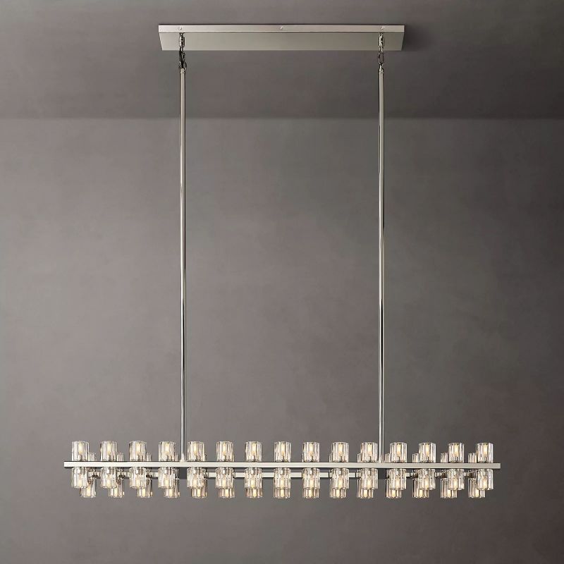 Aka Wine-glass Rectangular Chandelier 54" - detail 12