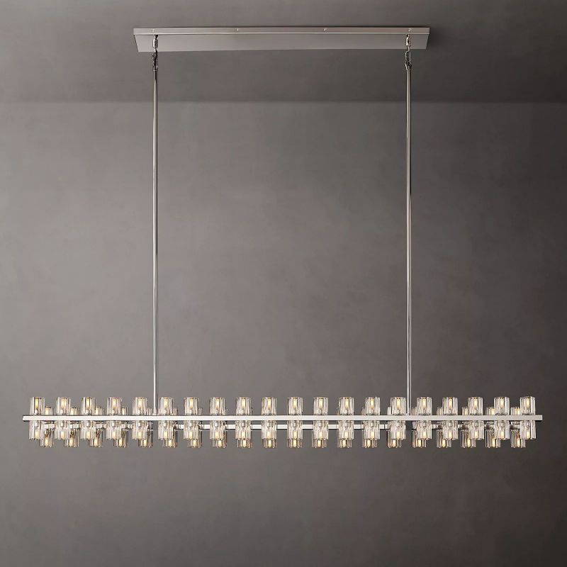 Aka Wine-glass Rectangular Chandelier 72" - detail 8