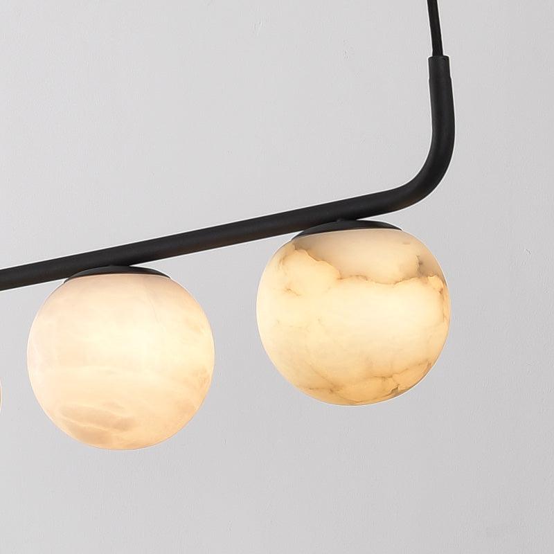 Alabaster Island Round Chandelier 5-Light - detail 5