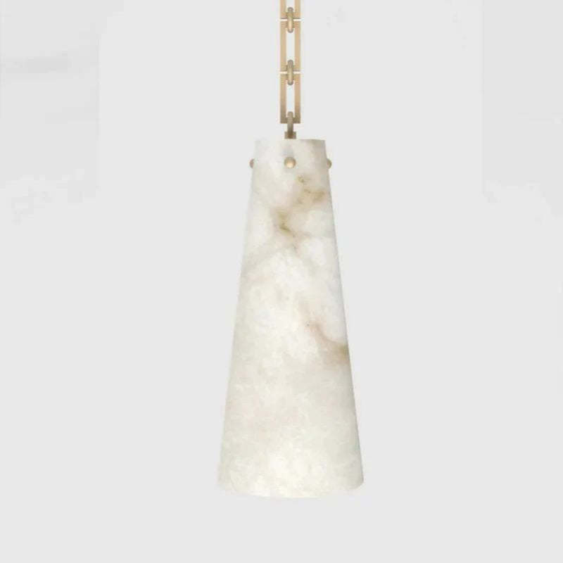 Alabaster Modern 3-Light Marble Chandelier