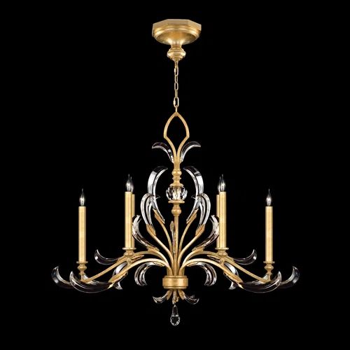 Alice Candle Oblong Chandelier 44" - product detail 4