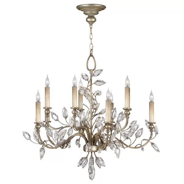 Alice Candle Round Chandelier 43" in crystal