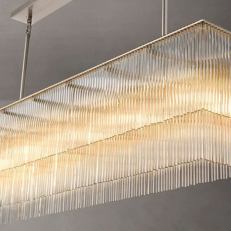 Amaro Rectangular Chandelier 72 inch detail view