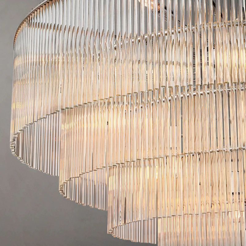 Amaro Round Chandelier 60 inch detail view