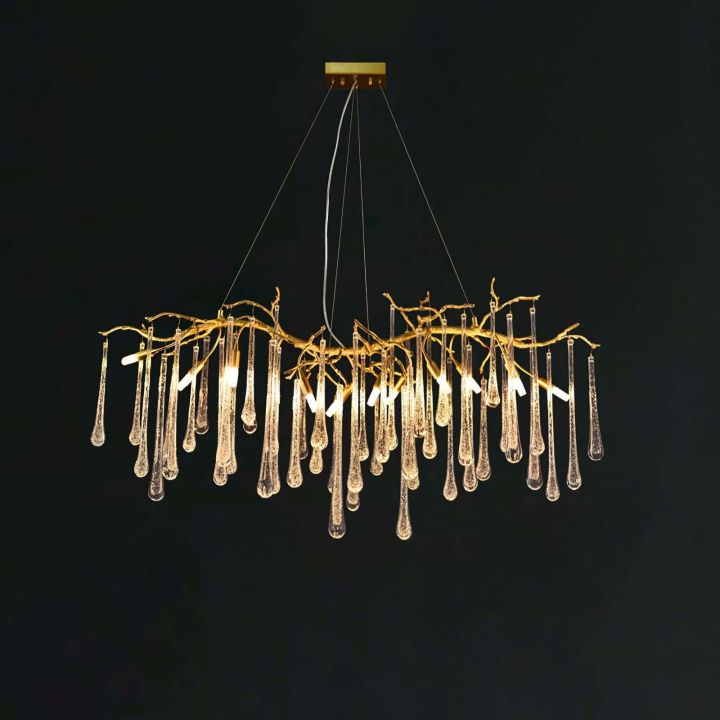 Aqua Makrama Branch Chandeliers - detail 4