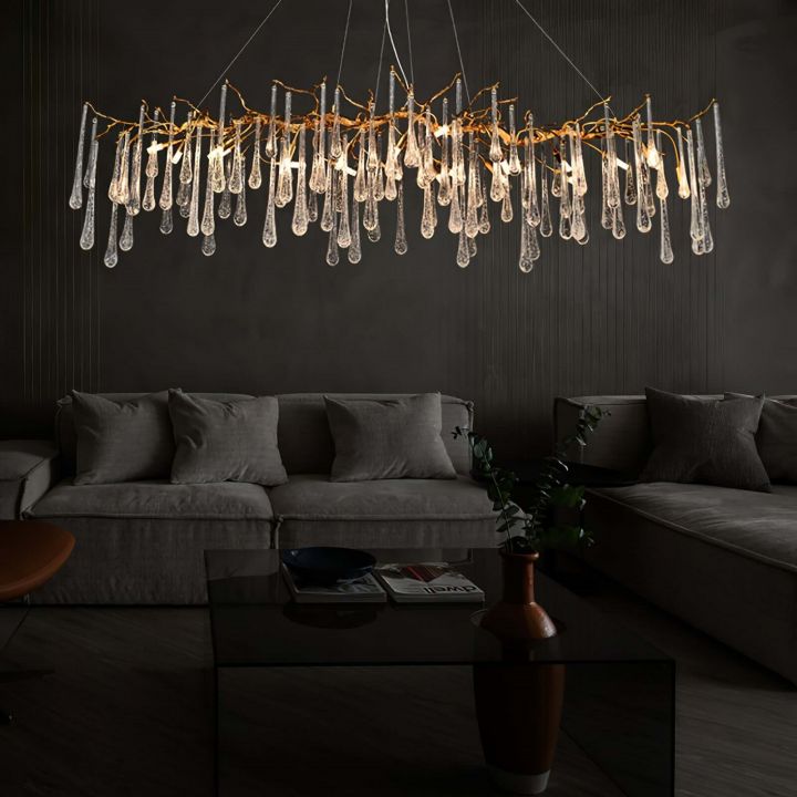 Aqua Makrama Branch Chandeliers - detail 6