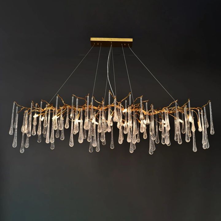 Aqua Makrama Branch Chandeliers - detail 7