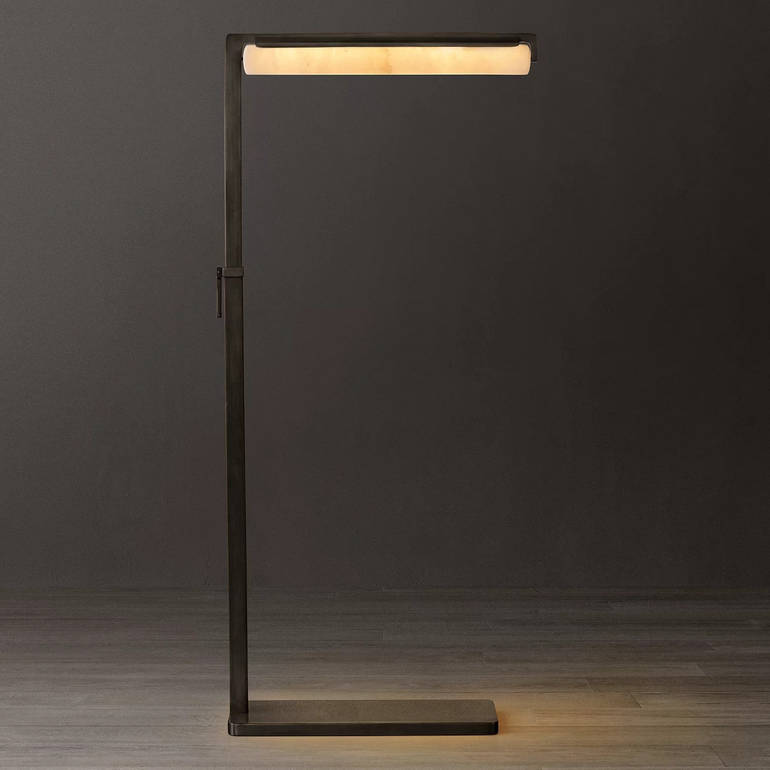 Audubom Alabaster Task Floor Lamp - detail 2