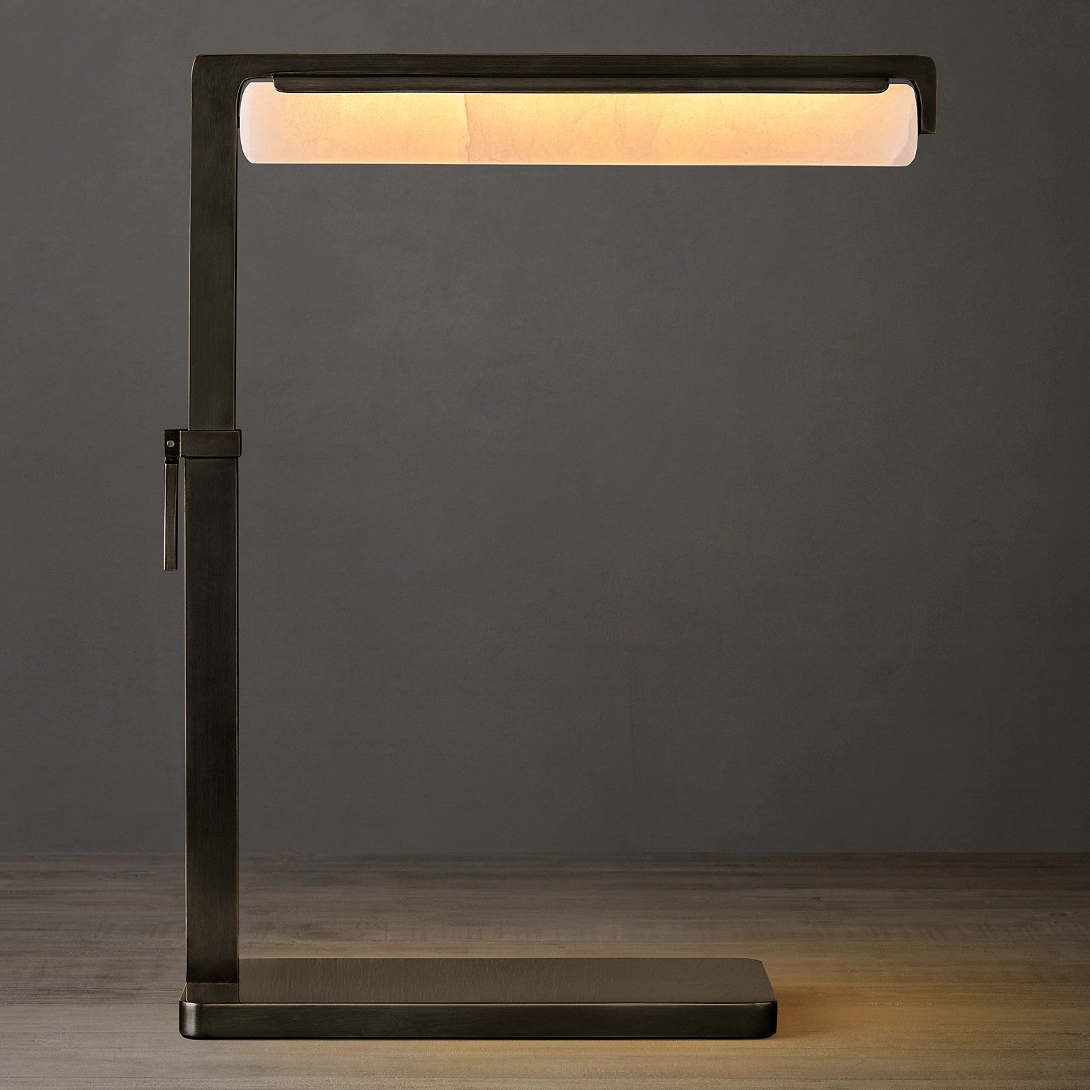 Audubom Alabaster Task Table Lamp - detail 2