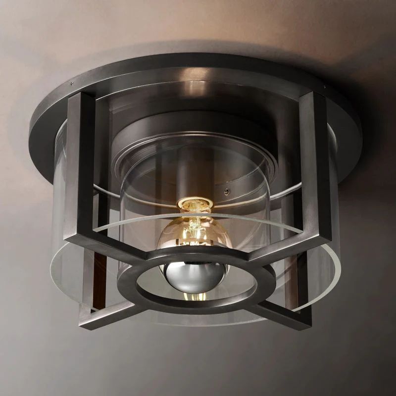 Bass Round Flushmount front view