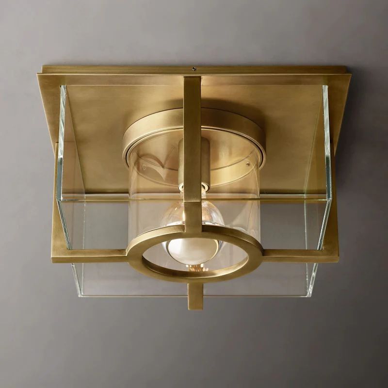 Bass Square Flushmount detail view