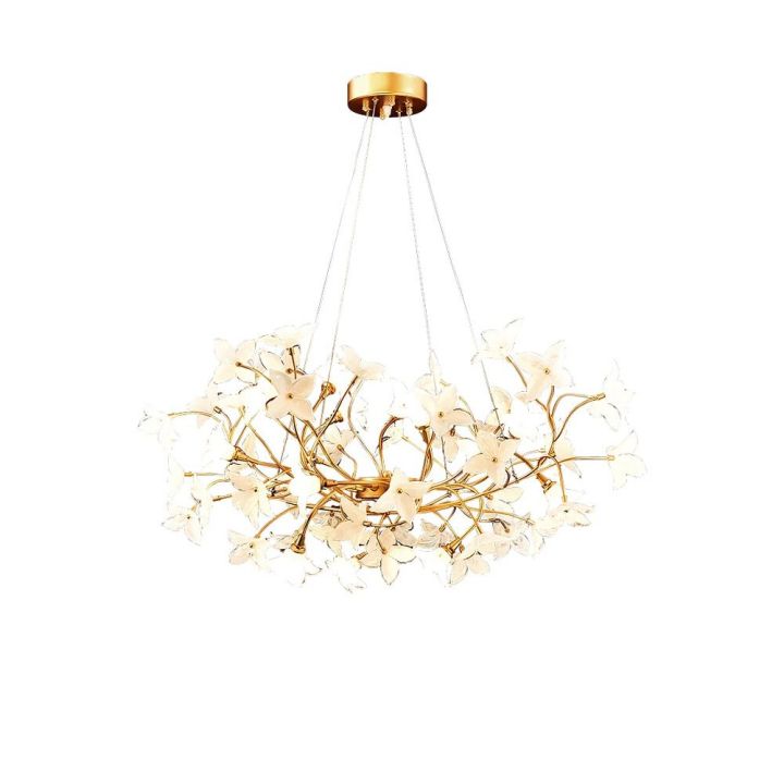 Begonia Branch Living Room Chandelier - detail 5