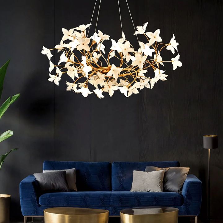 Begonia Branch Living Room Chandelier - detail 3
