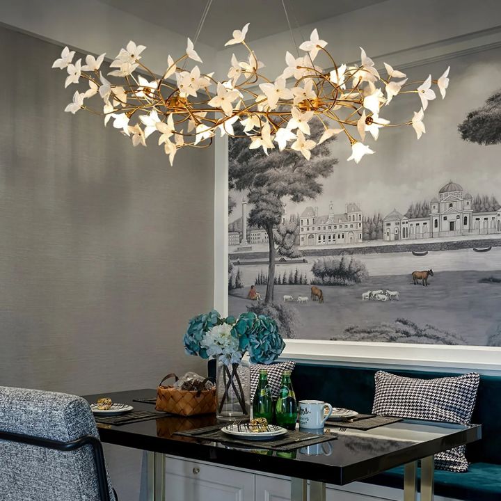 Begonia Branch Living Room Chandelier - detail 4