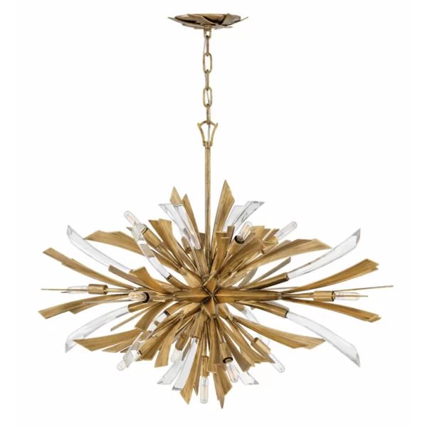 Bergamots 13-Light Crystal Chandelier