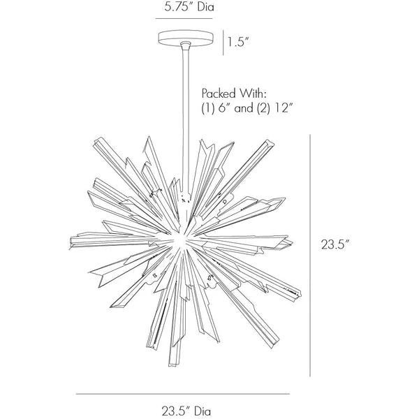 Bergamots 8-Light Crystal Chandelier - detail 3