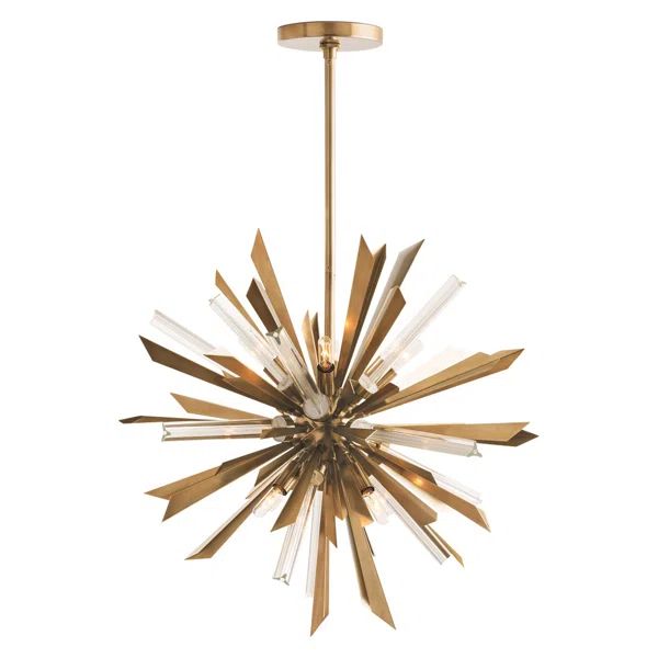 Bergamots 8-Light Crystal Chandelier
