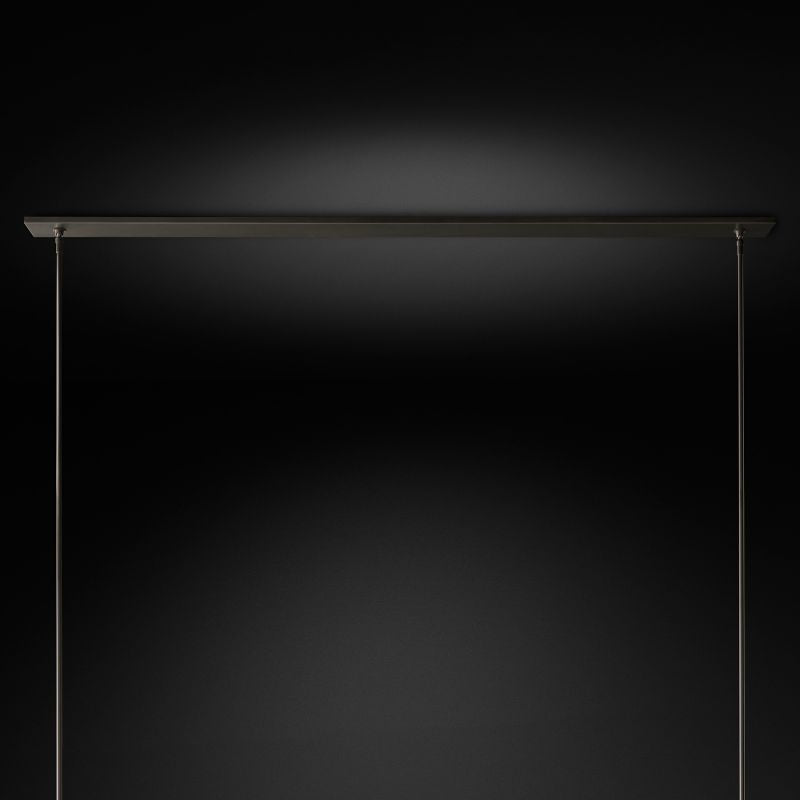 Felix Blown Glass Linear Chandelier 71 inch detail view