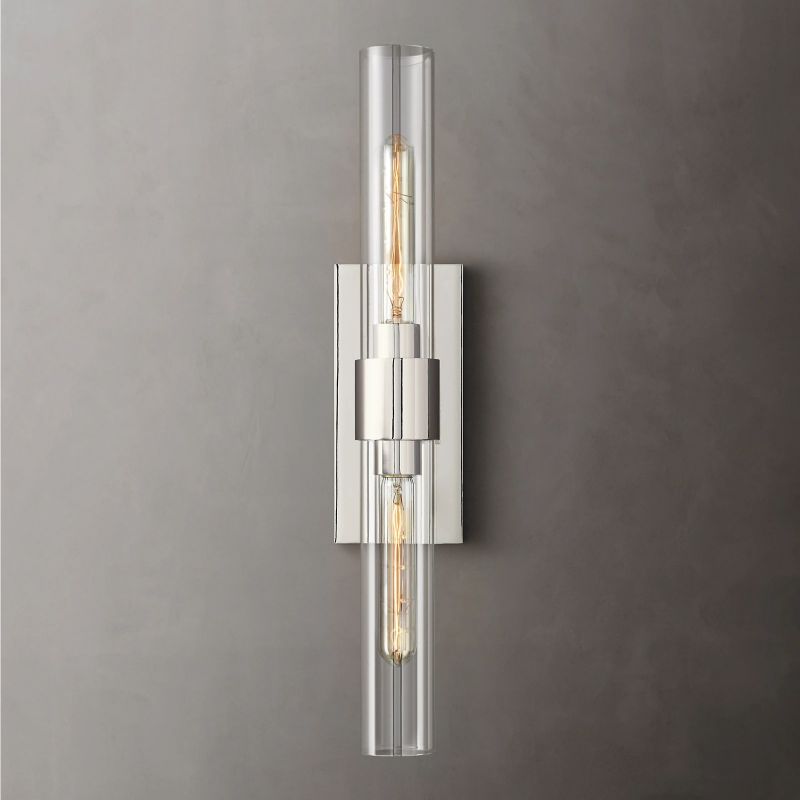 Felix Blown Glass Linear Sconce detail view