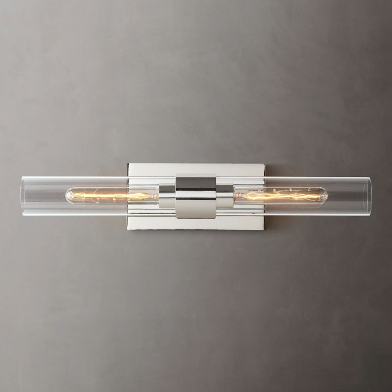 Felix Blown Glass Linear Sconce detail view