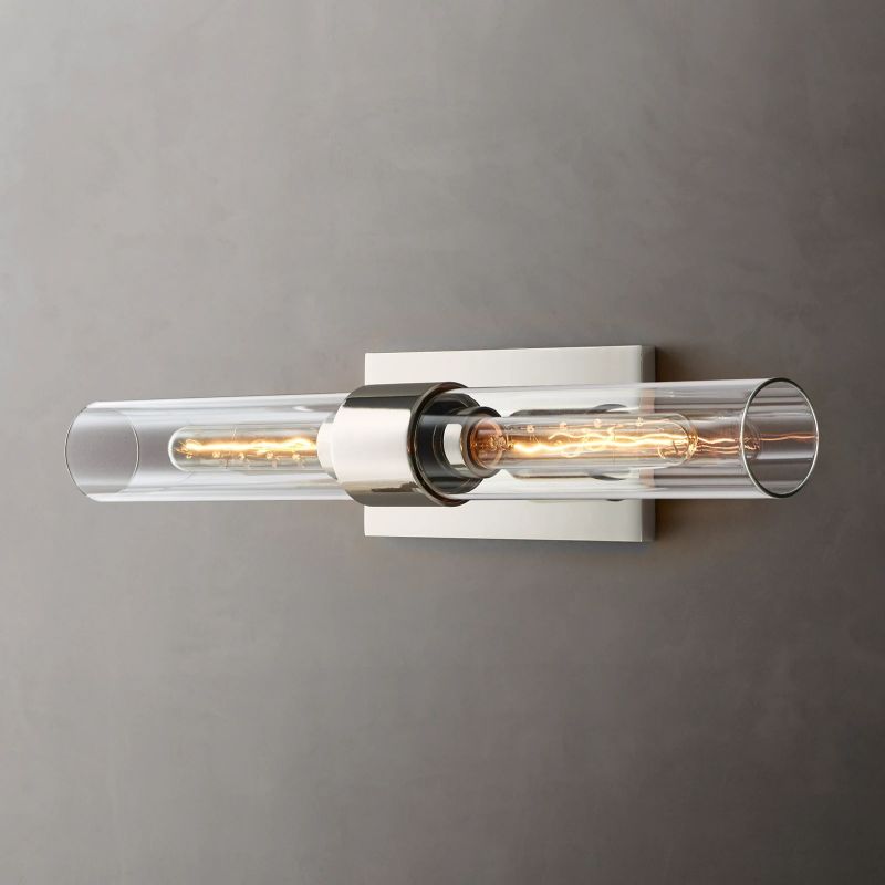 Felix Blown Glass Linear Sconce detail view