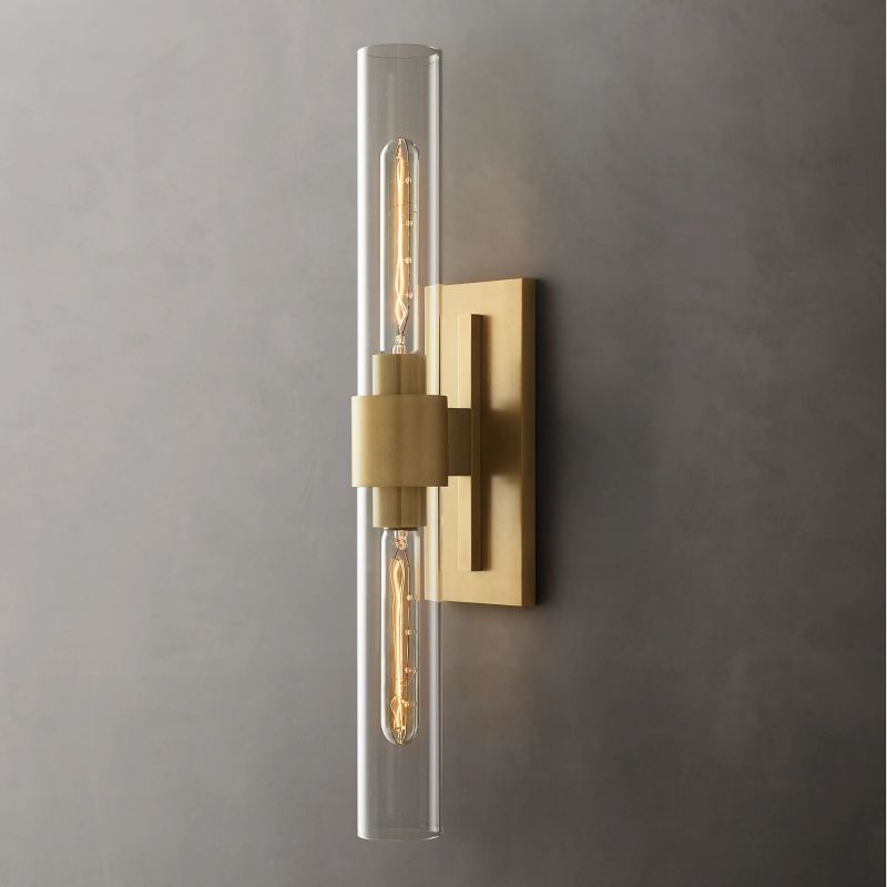 Felix Blown Glass Linear Sconce main view