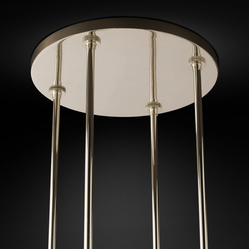 Felix Blown Glass Round Chandelier 48 inch detail view