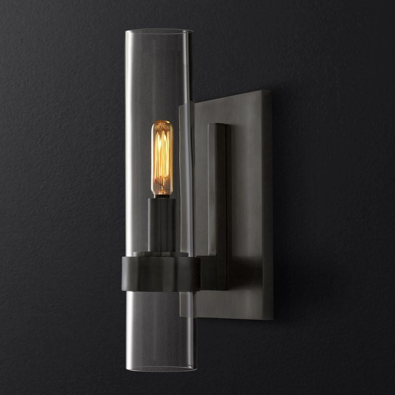 Felix Blown Glass Wall Sconce front view