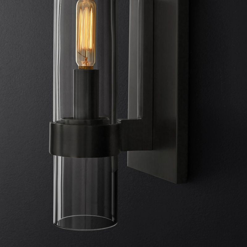 Felix Blown Glass Wall Sconce detail view