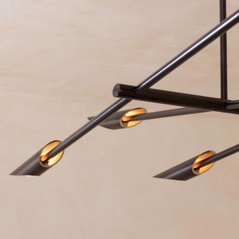Brio Voyager Vineyard 3 Linear Chandelier - product detail 2