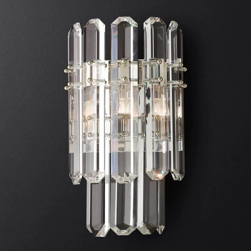 Natalia Prism 2-Tier Wall Sconce angled view