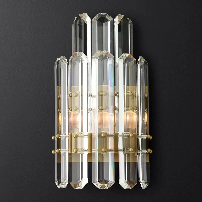Natalia Prism 2-Tier Wall Sconce detail view