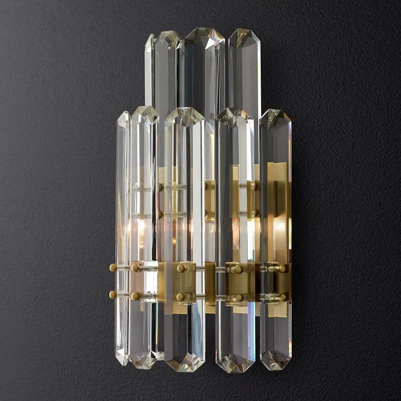 Natalia Prism 2-Tier Wall Sconce detail view